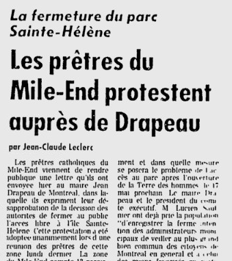 Figure 4 - Le Devoir, 2 mai 1968, p.1.